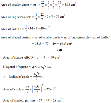 In Figure-4, AB and CD are two diameters of a circle (with centre O) perpendicular to each